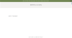Desktop Screenshot of donyaluana.com